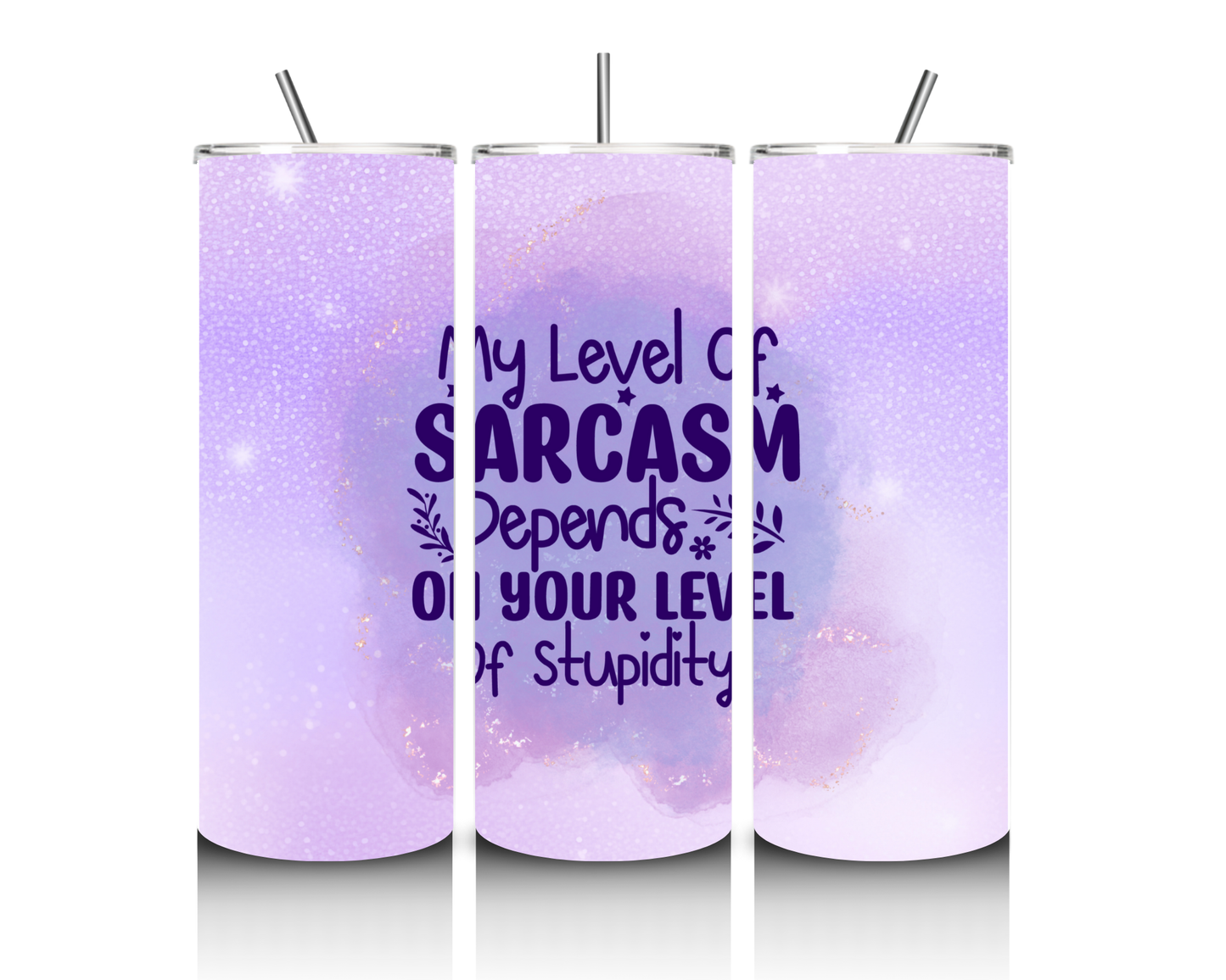 Level of Sarcasm Tumbler