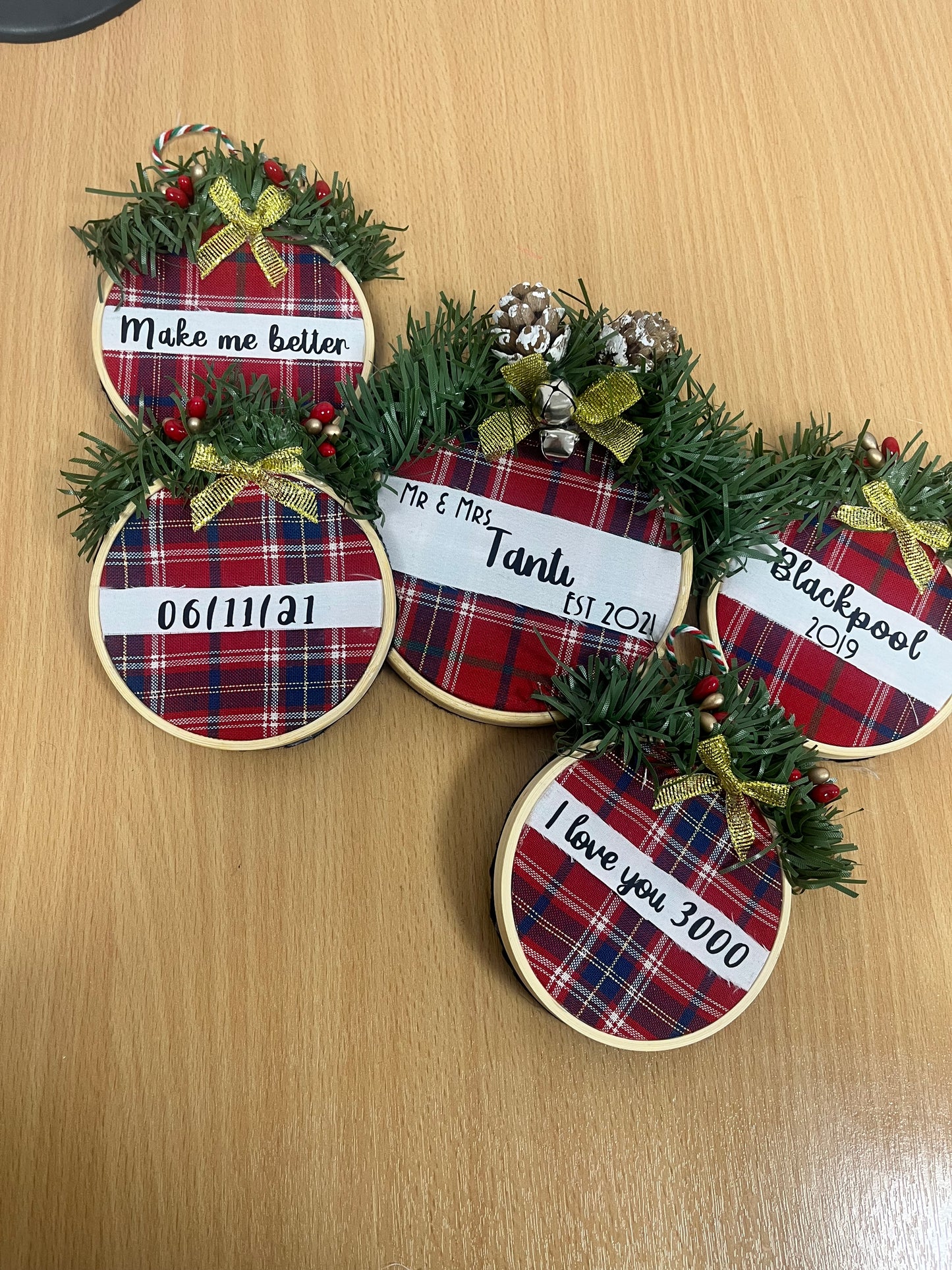 Personalised Tree Decoration Bundle