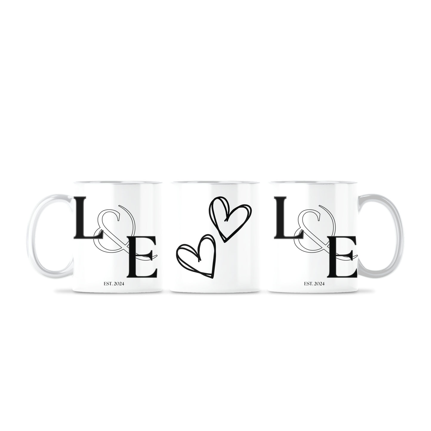 Est. Couple Initial Mug