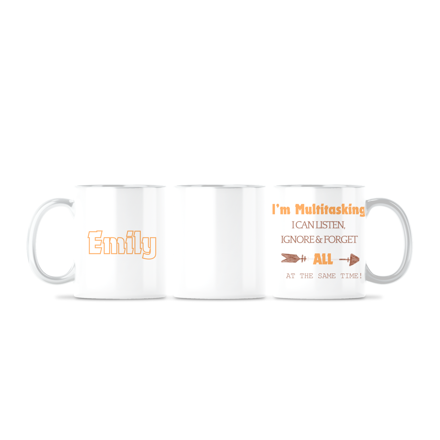 Funny Personalised Mug - 'I'm Multitasking'