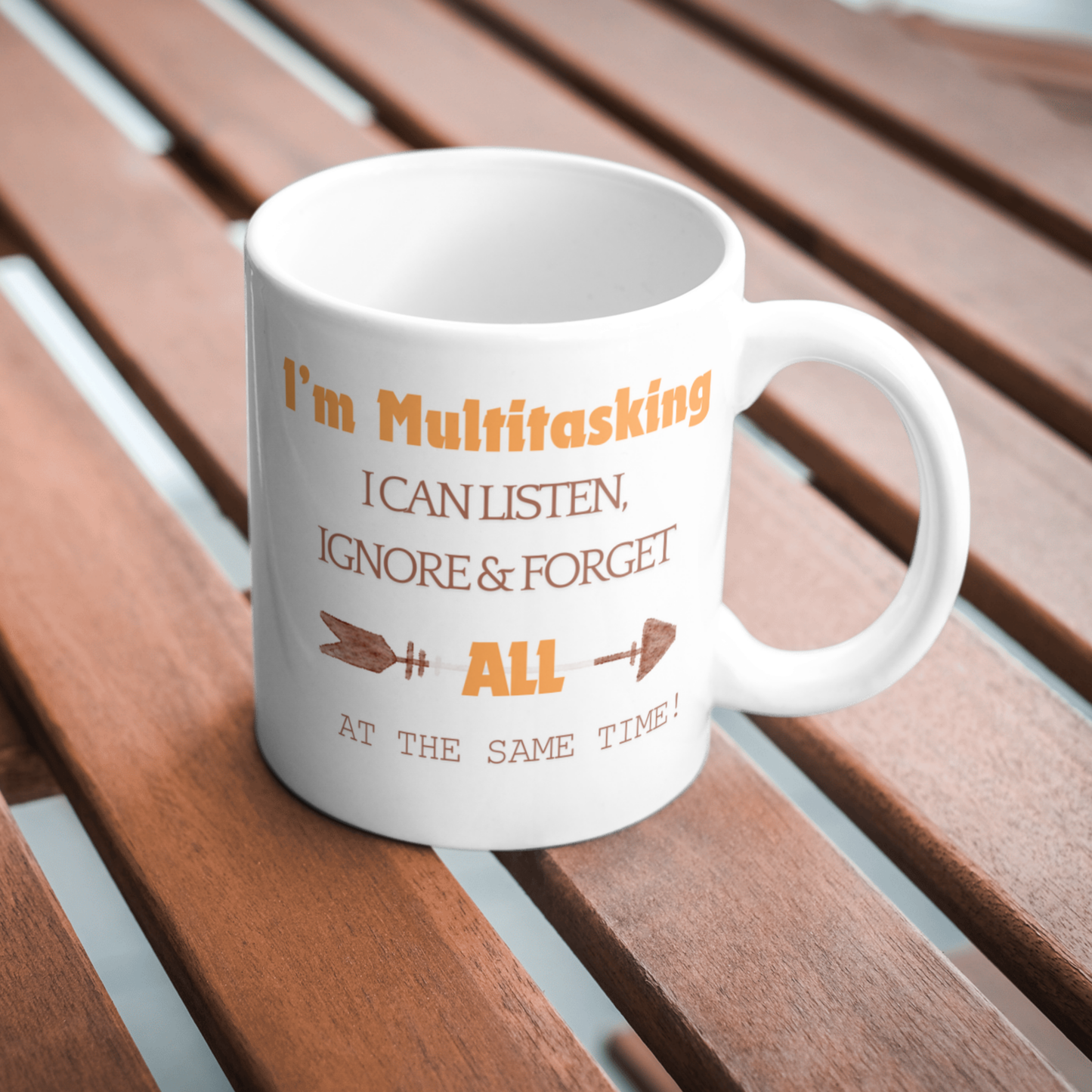 Funny Personalised Mug - 'I'm Multitasking'