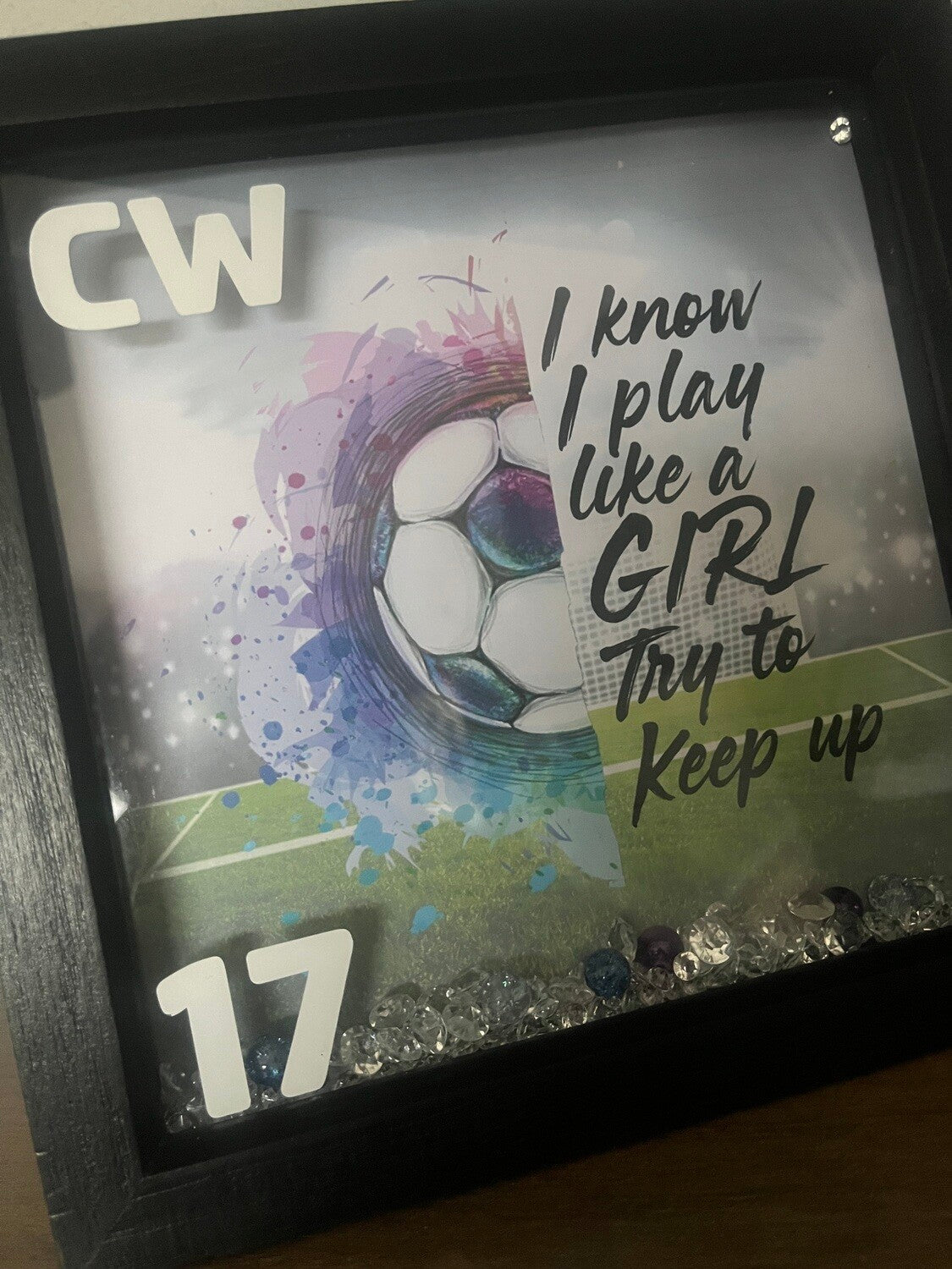 Girls Football frame