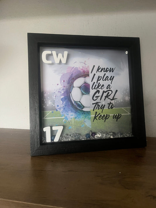 Girls Football frame