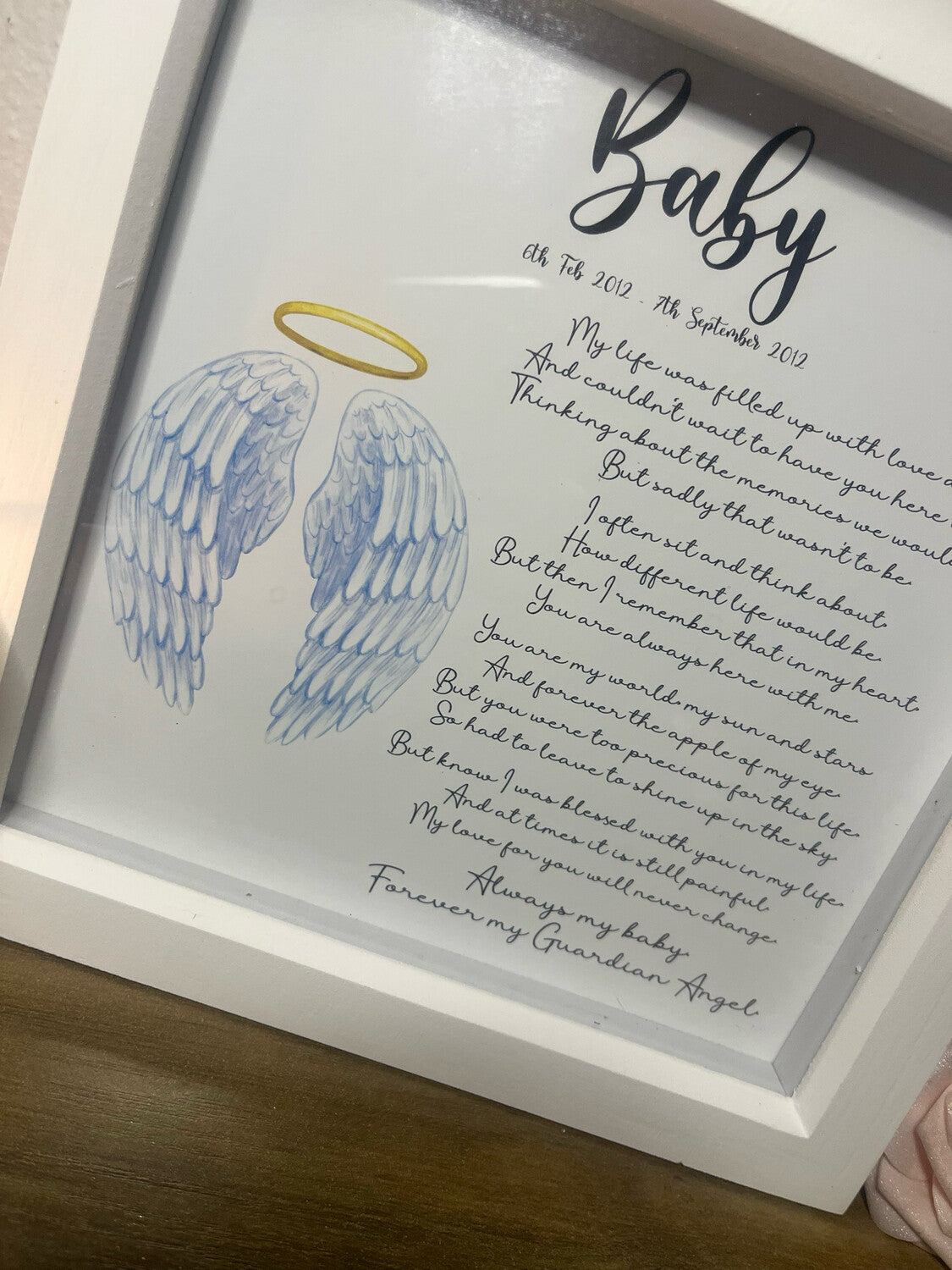 Baby and Child Loss Memory Frame