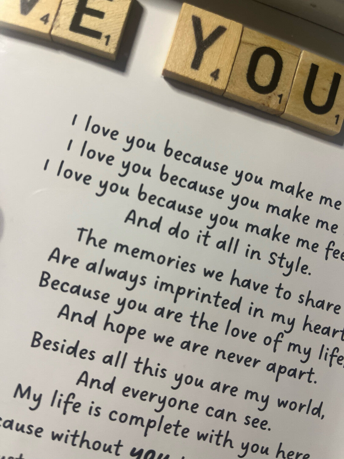 Proposal Poem Frame