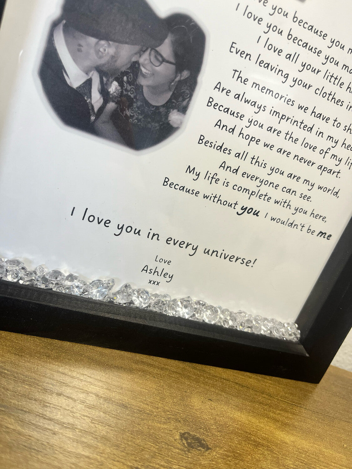 I Love Your Little Habits Poem Frame