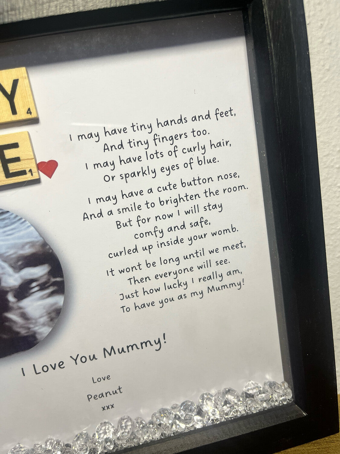 Mummy To Be Poem Gift Frame