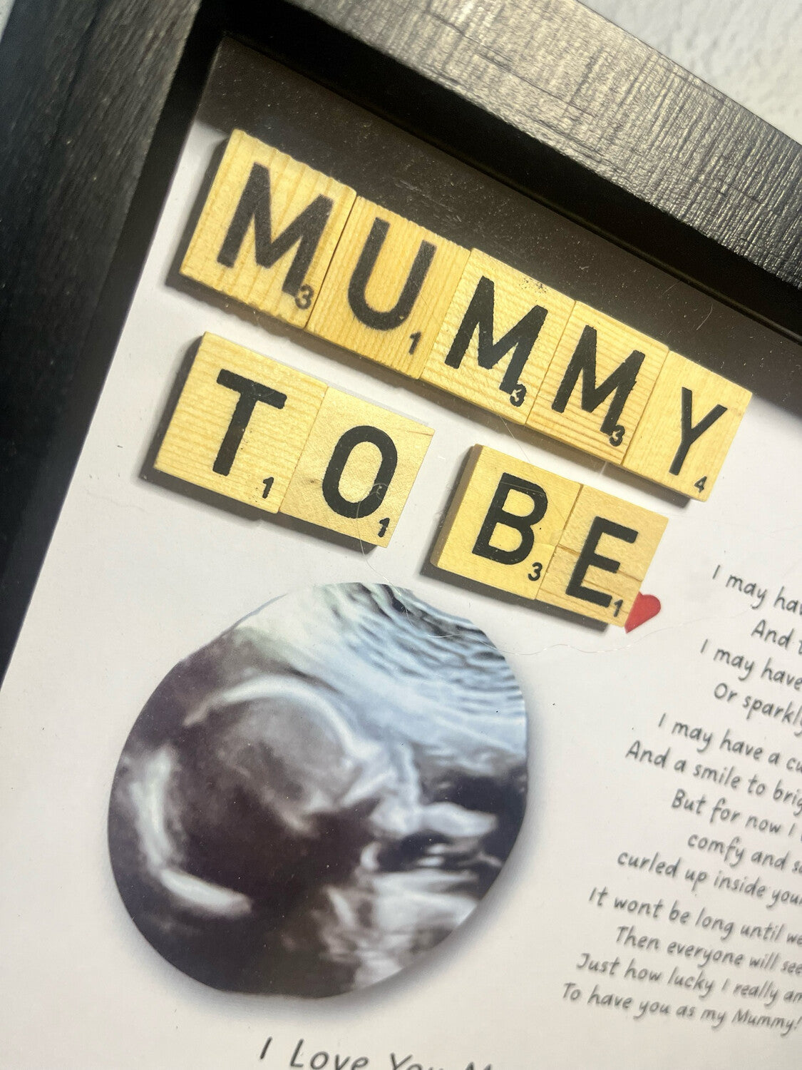 Mummy To Be Poem Gift Frame