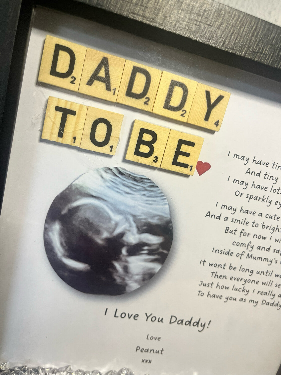 Daddy To Be Poem Gift Frame