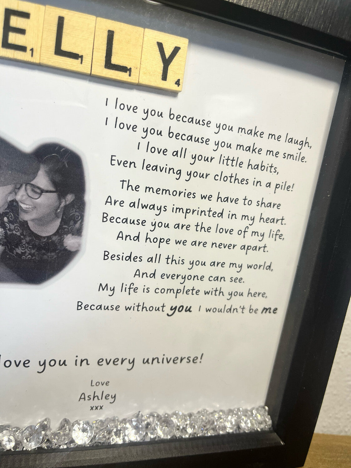 I Love Your Little Habits Poem Frame