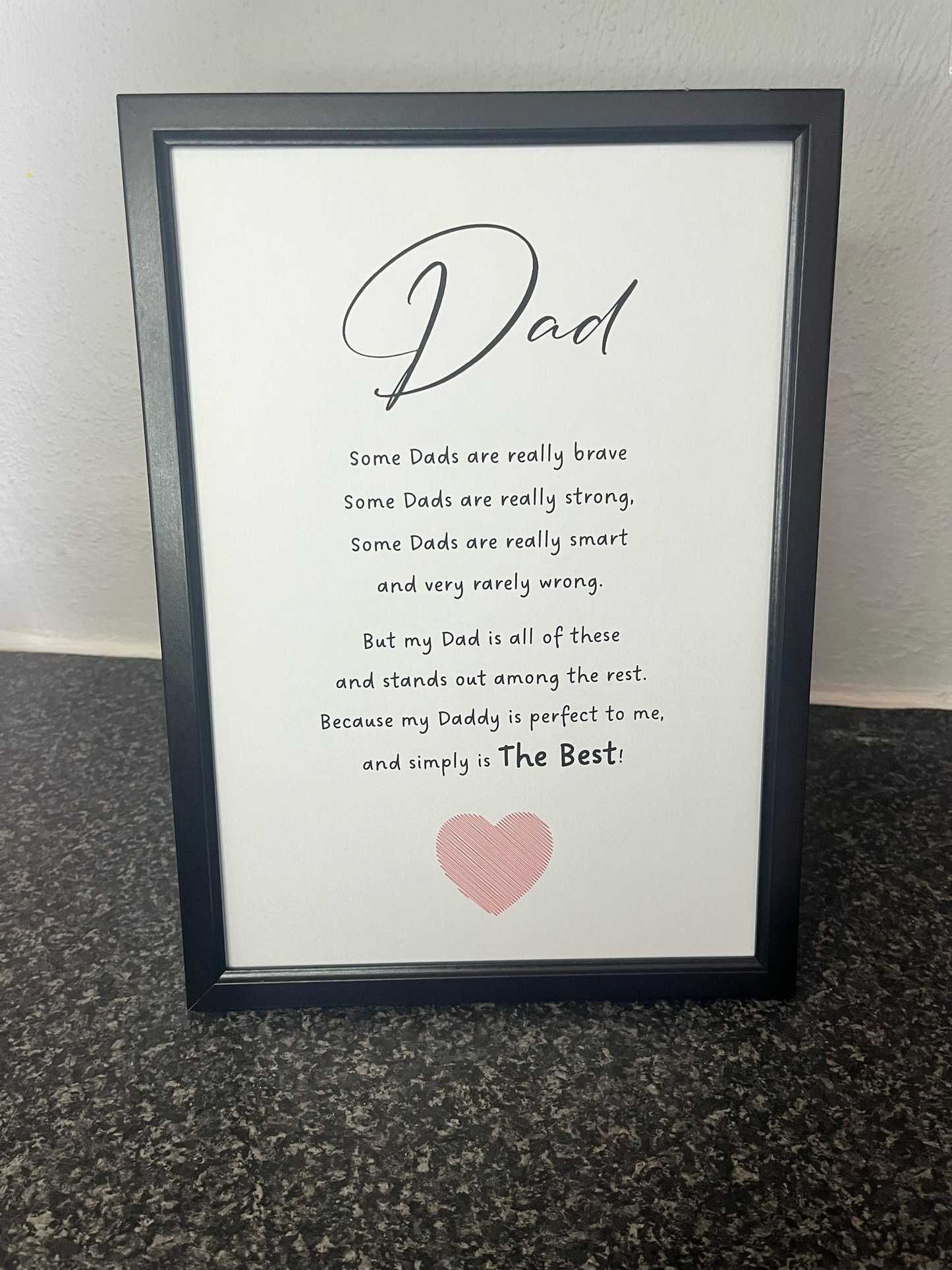 Dad Is The Best Print ONLY