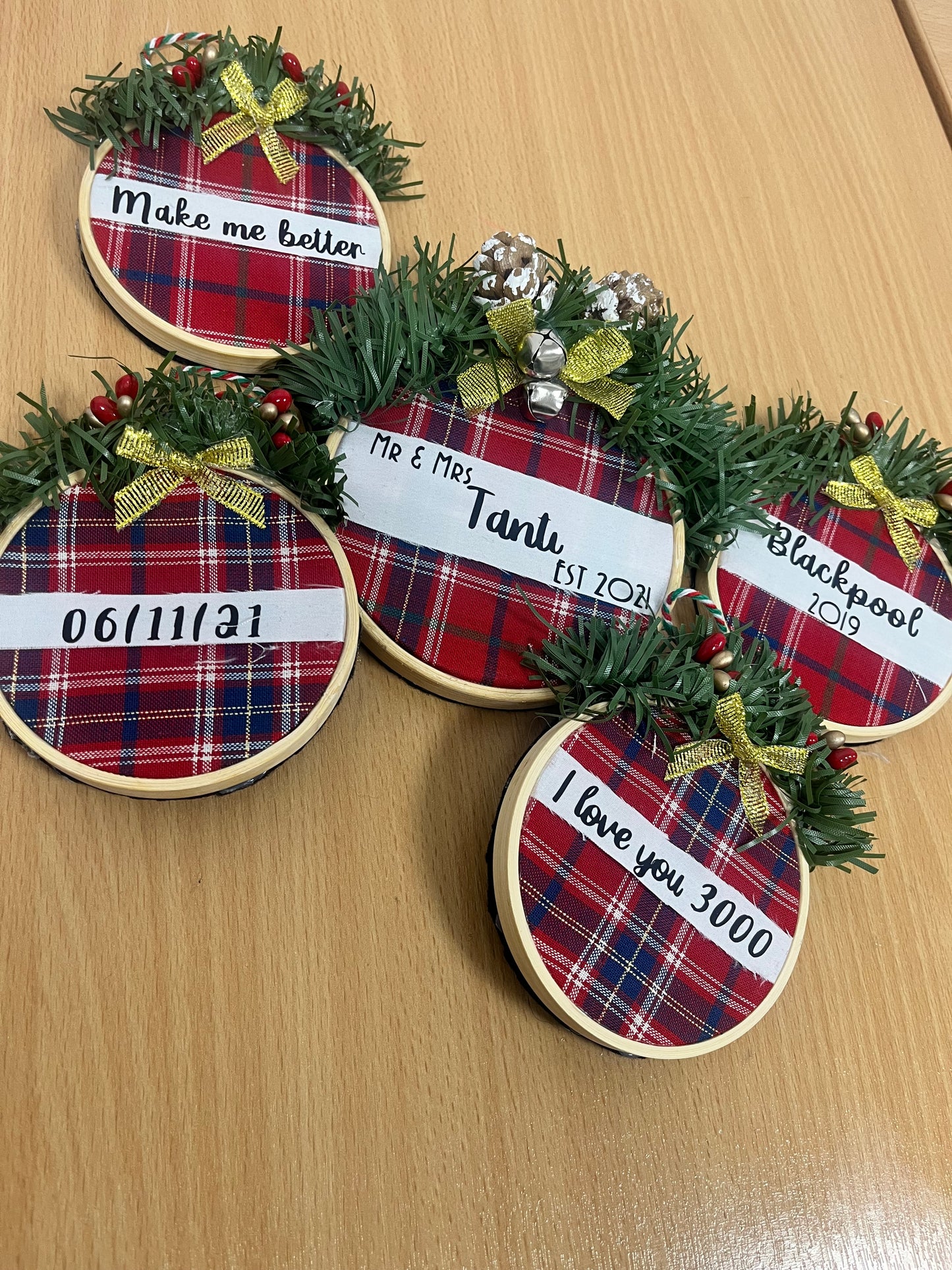 Personalised Tree Decoration Bundle