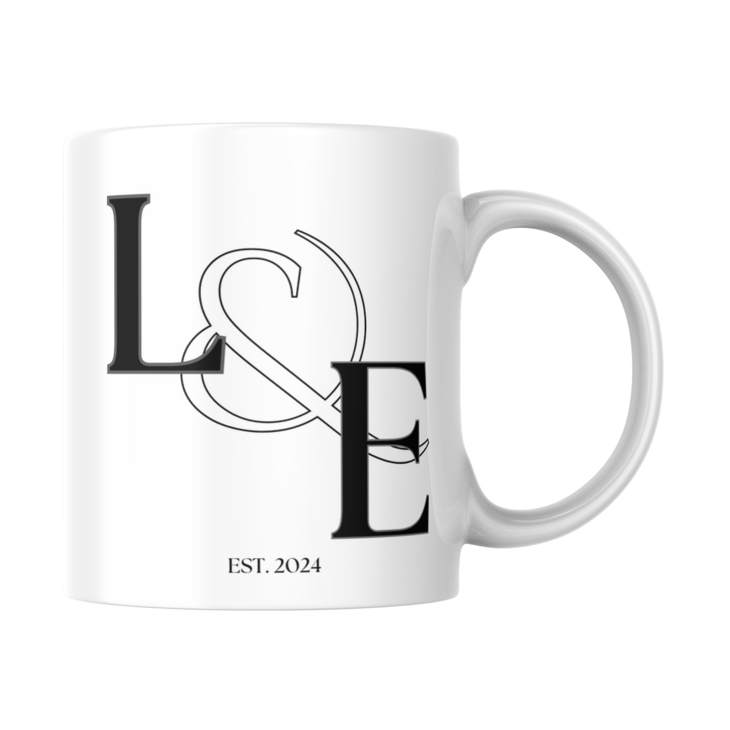 Est. Couple Initial Mug