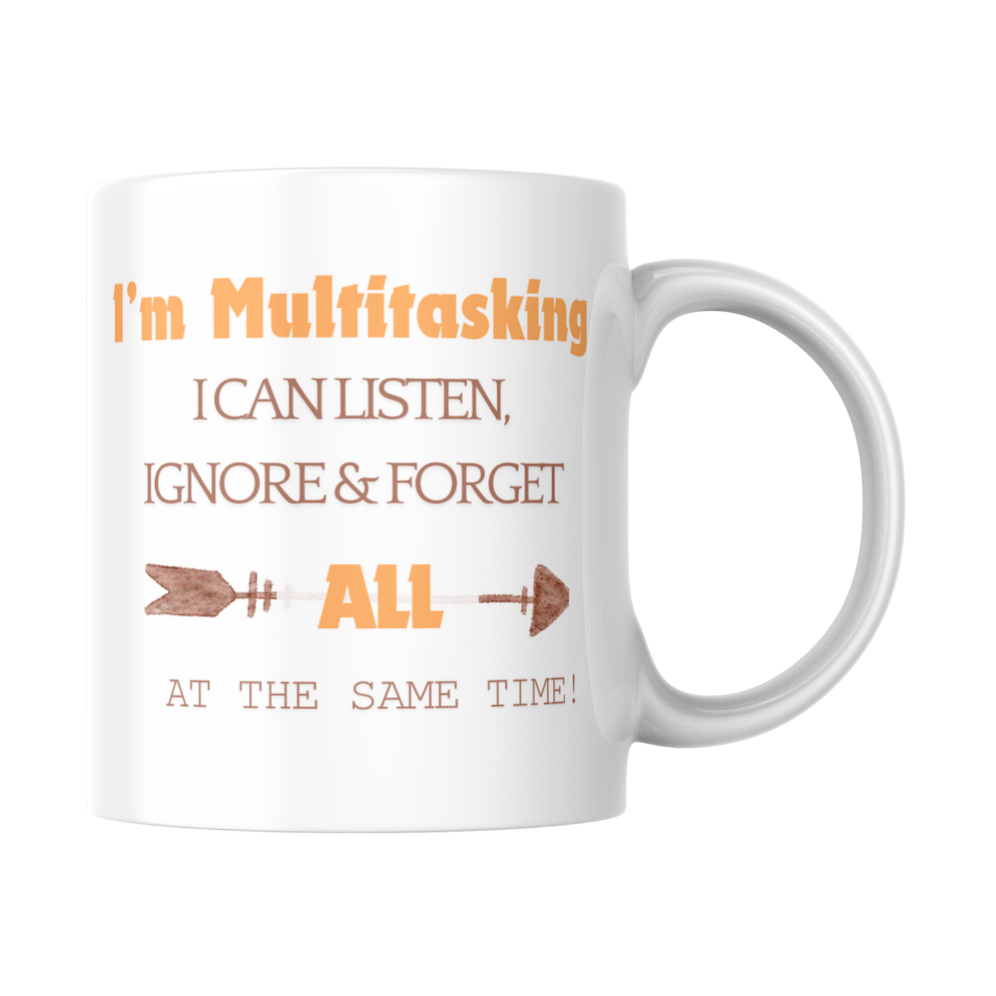 Funny Personalised Mug - 'I'm Multitasking'