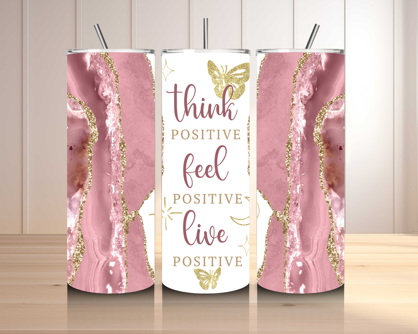 Think Positive Self Love Tumbler