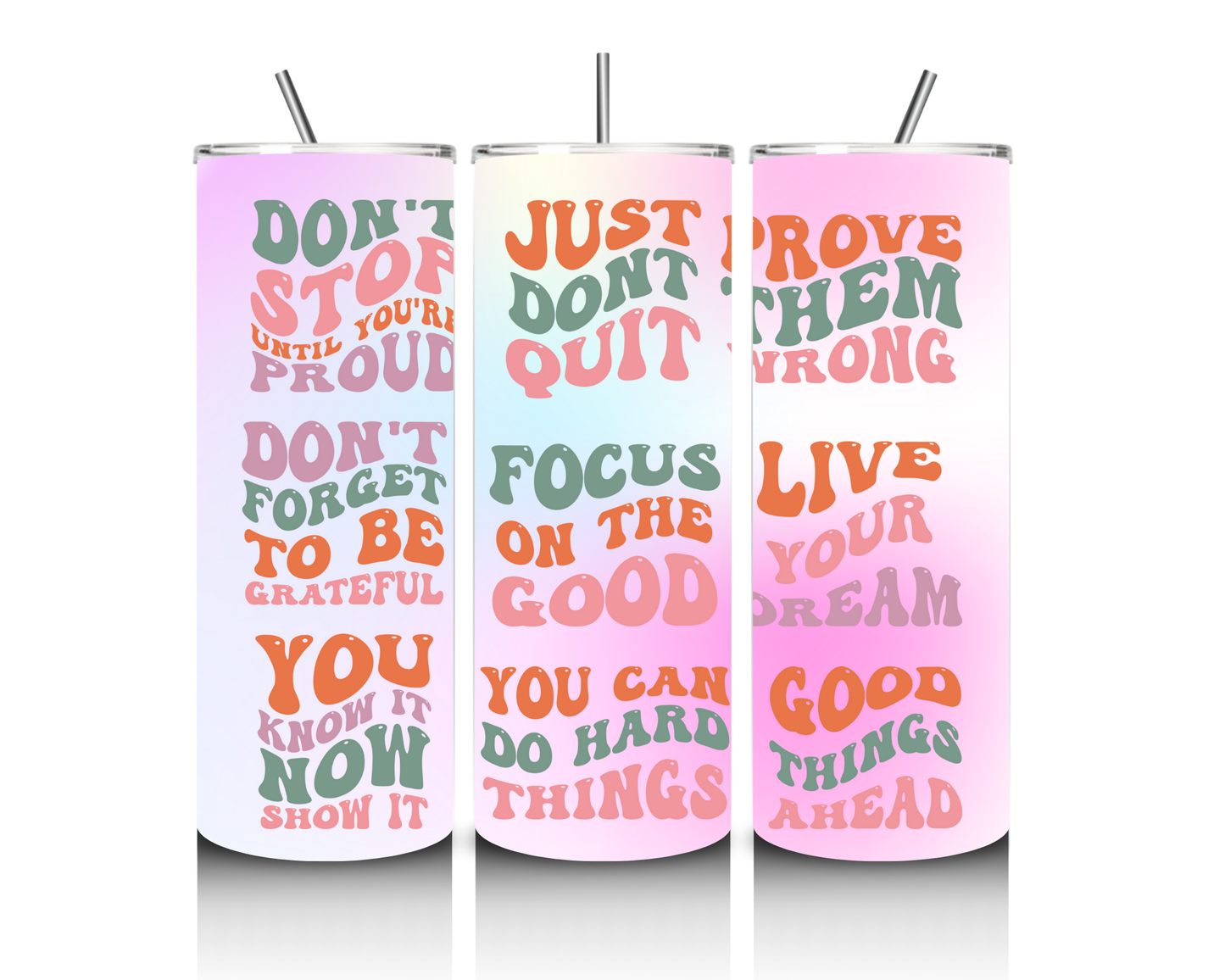 Focus on the Good Self Love Tumbler