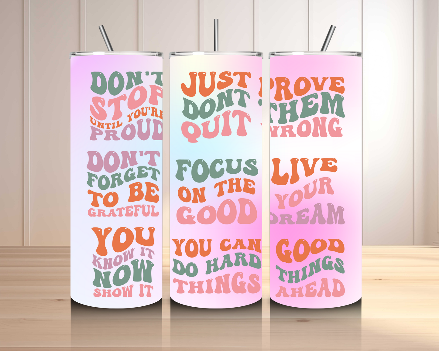 Focus on the Good Self Love Tumbler