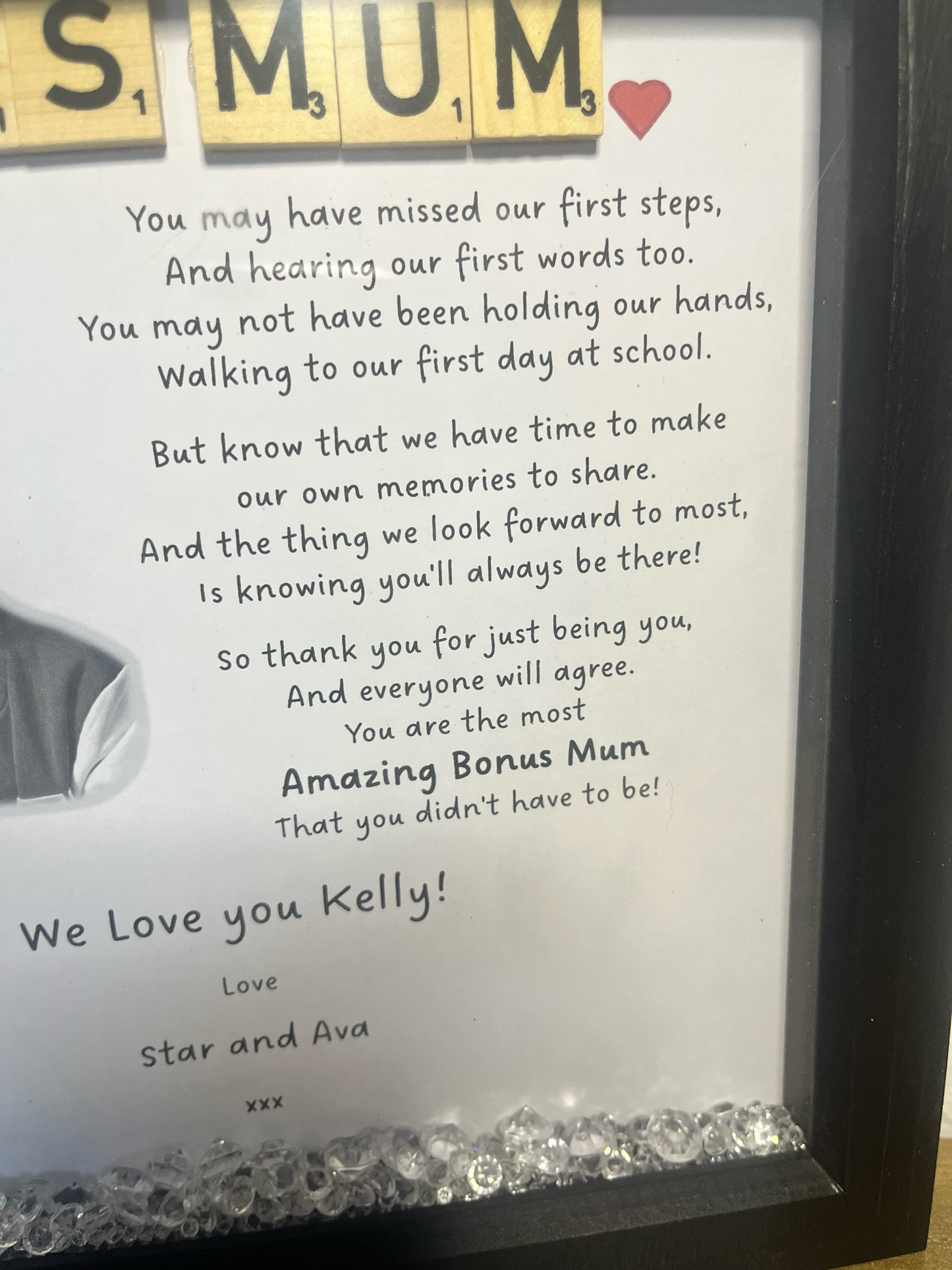 Amazing Bonus Mum Personalised Poem